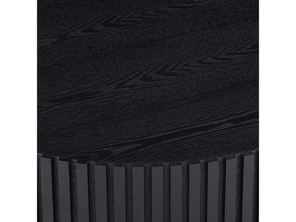 Salontisch Designercouchtisch in Schwarz 80 cm breit