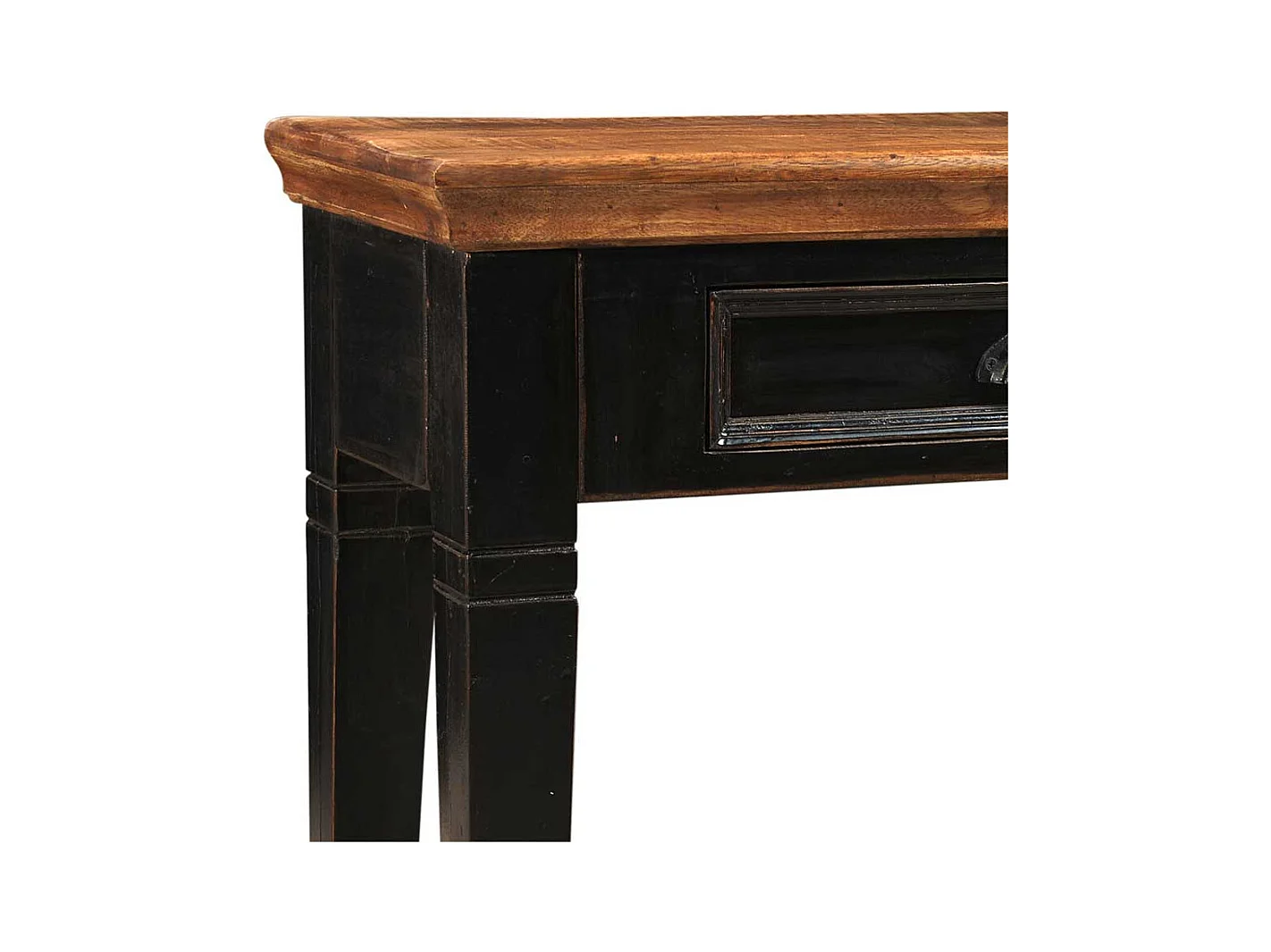 Telefontisch in Schwarz Shabby Chic