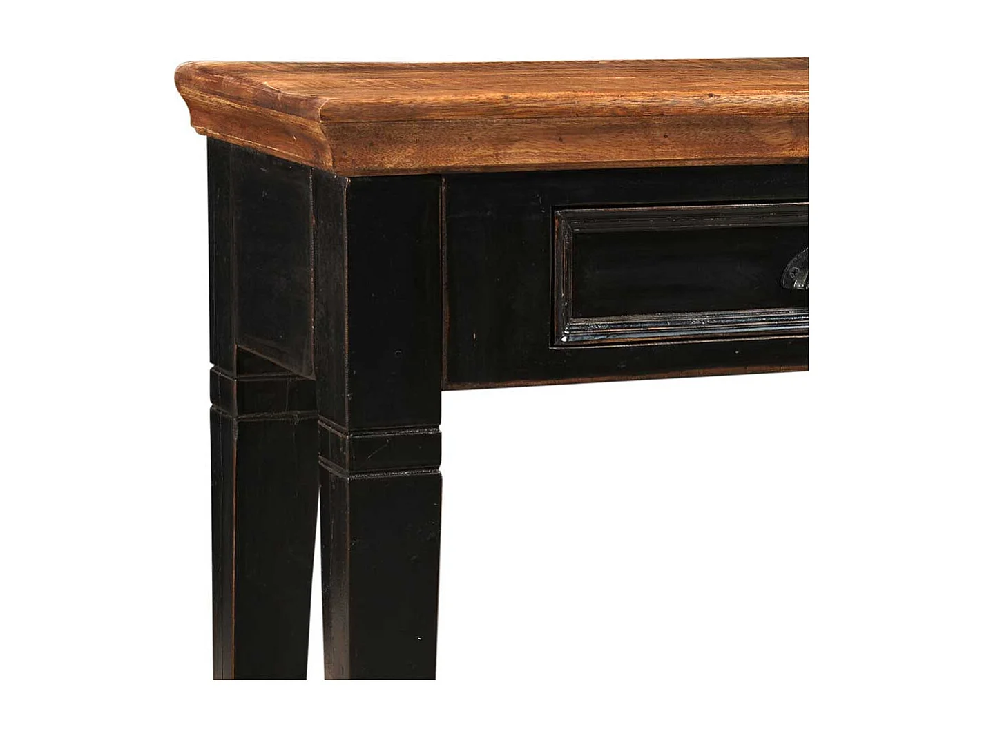 Telefontisch in Schwarz Shabby Chic