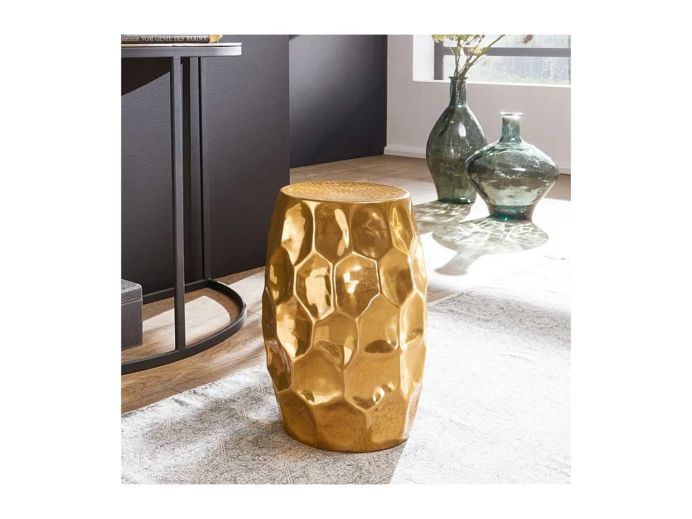 Sofa Anstelltisch aus Aluminium Goldfarben