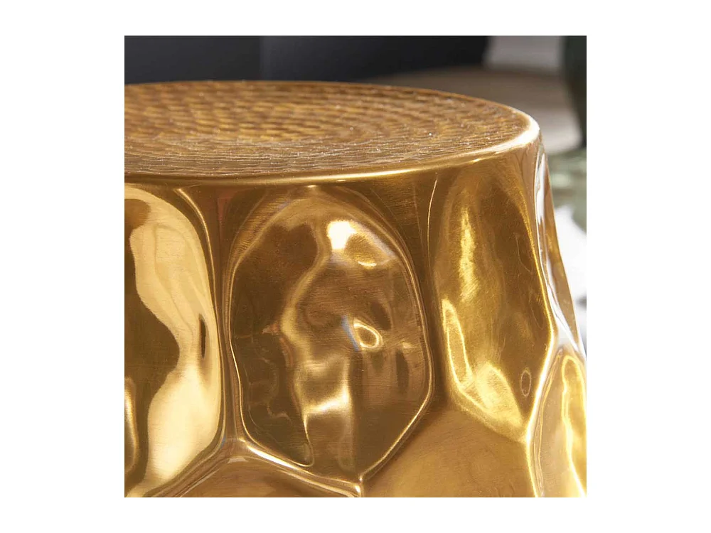 Sofa Anstelltisch aus Aluminium Goldfarben