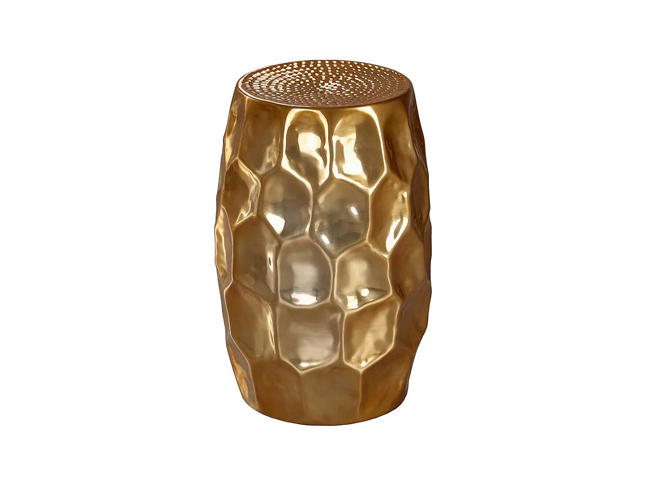 Sofa Anstelltisch aus Aluminium Goldfarben