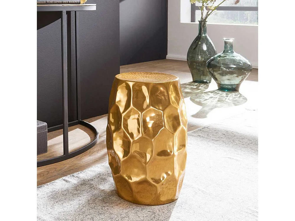 Sofa Anstelltisch aus Aluminium Goldfarben