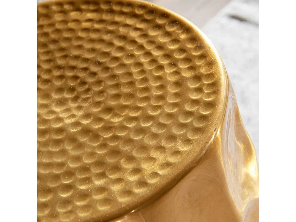 Sofa Anstelltisch aus Aluminium Goldfarben