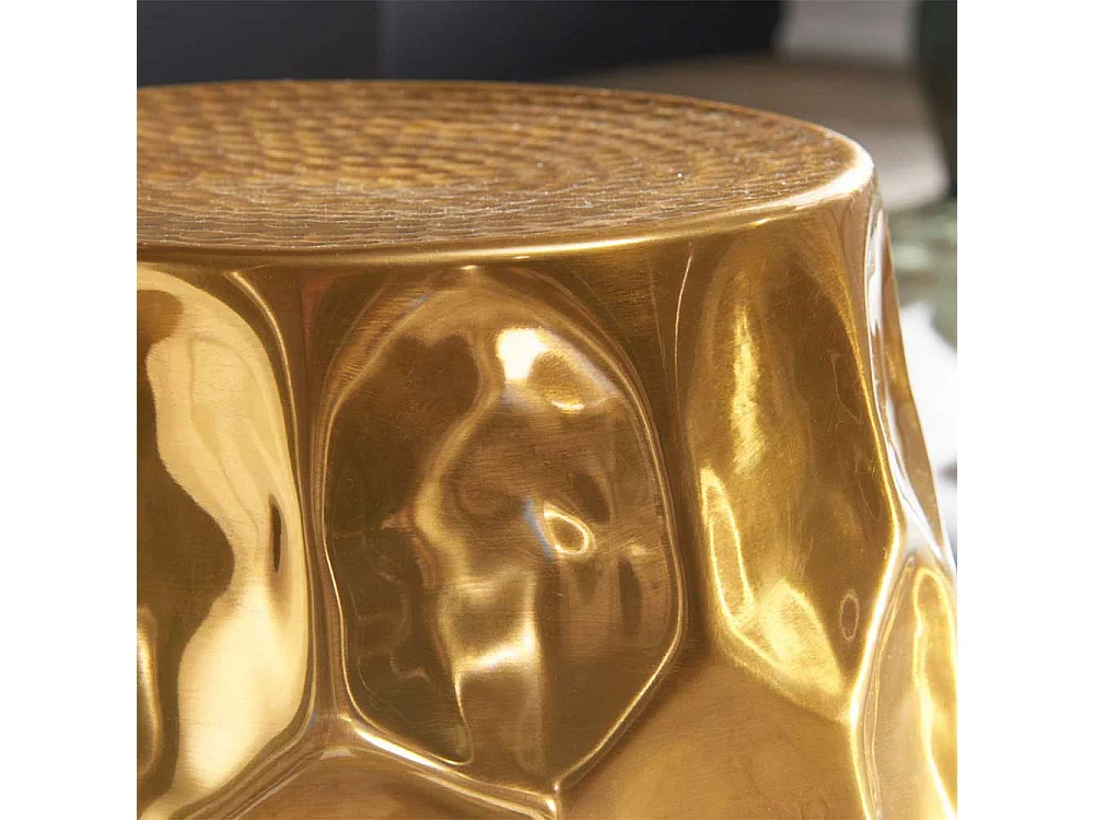 Sofa Anstelltisch aus Aluminium Goldfarben