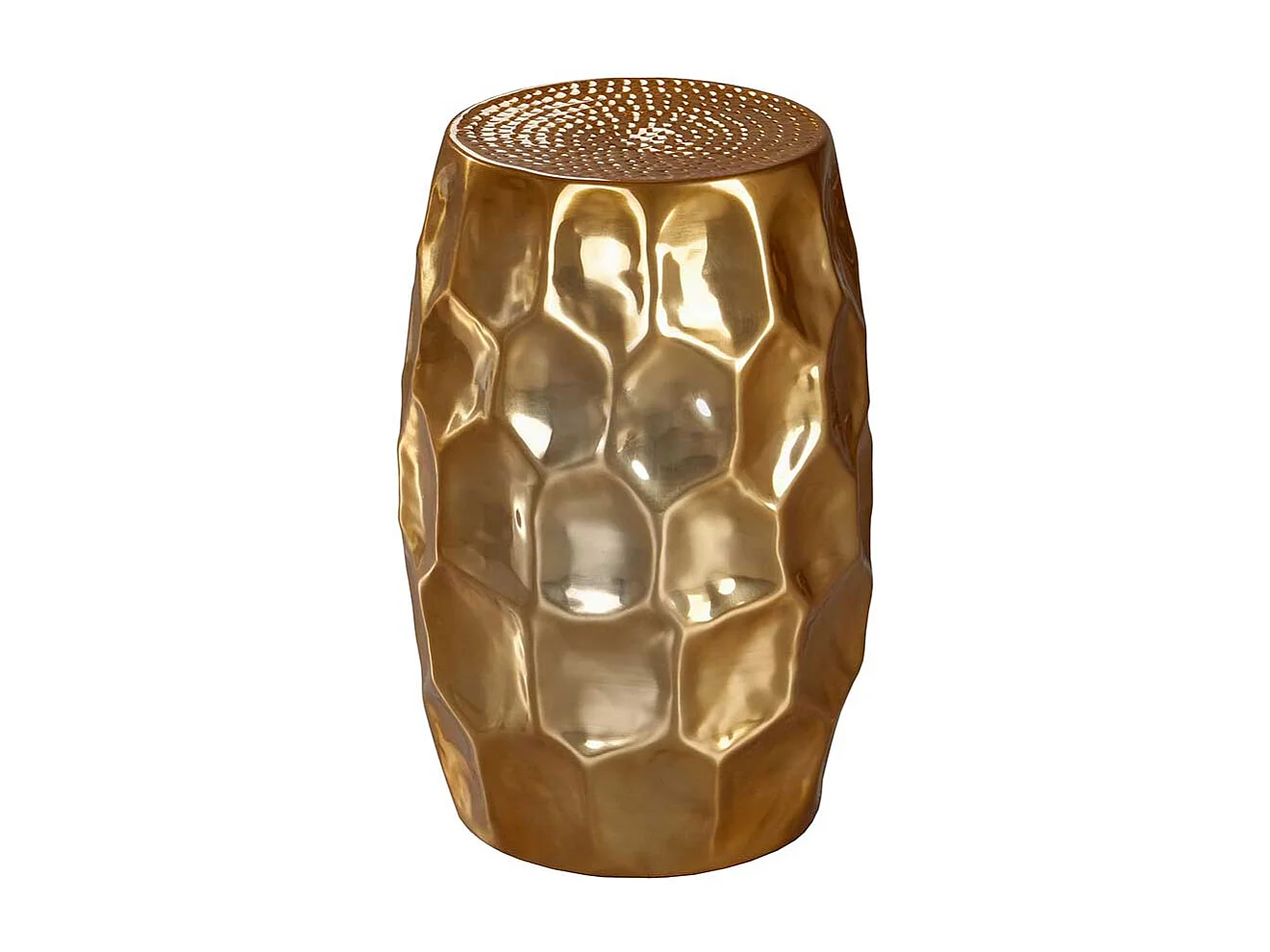 Sofa Anstelltisch aus Aluminium Goldfarben