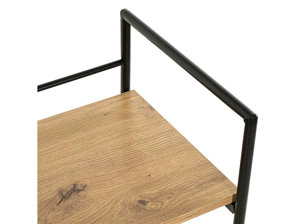 Telefontisch in Eichefarben Schwarz