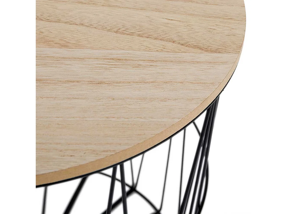 Drahtgestell Tische mit abnehmbarer Tischplatte Skandi Design (zweiteilig)