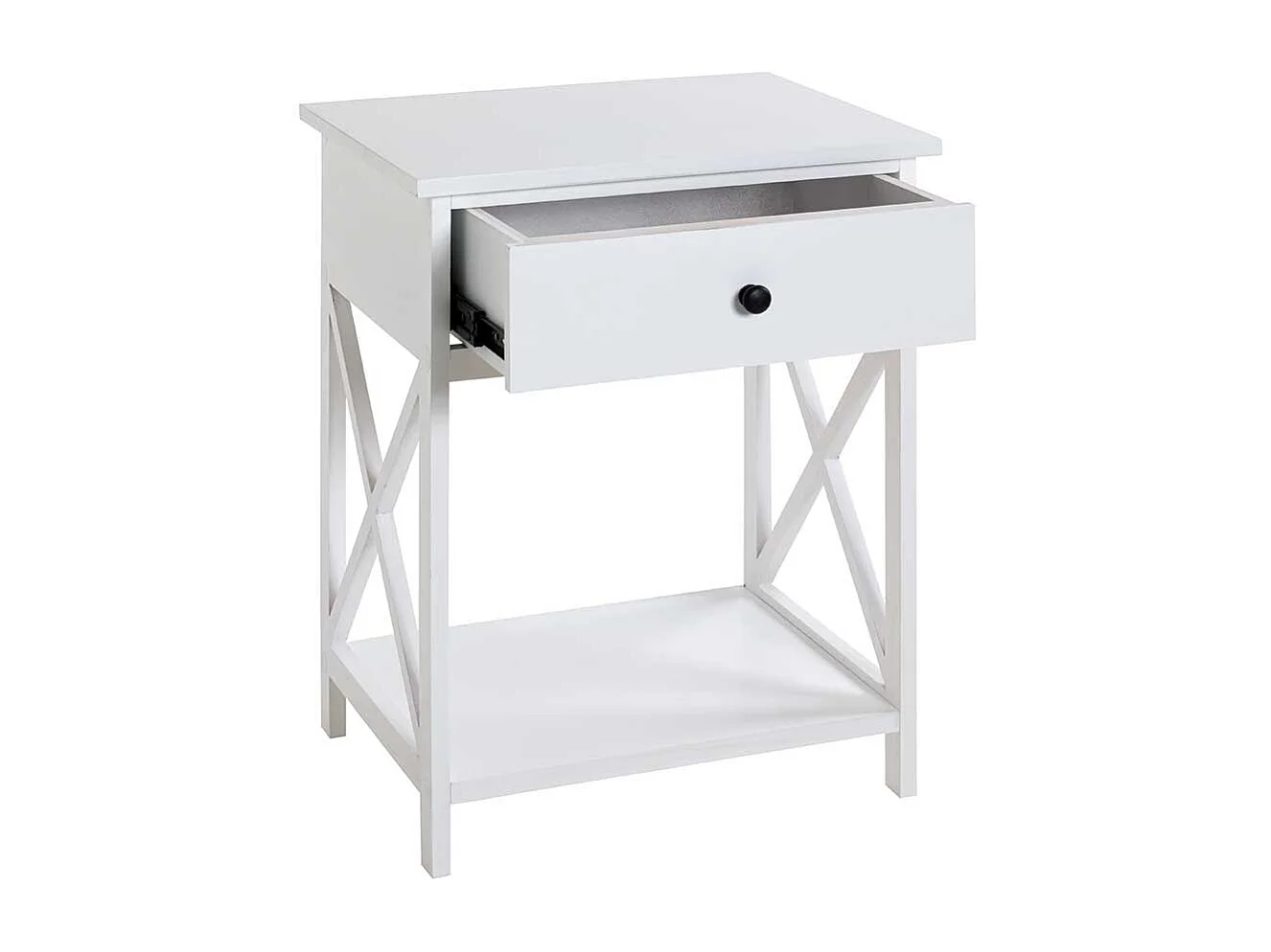 Telefontisch in Weiß Landhausstil