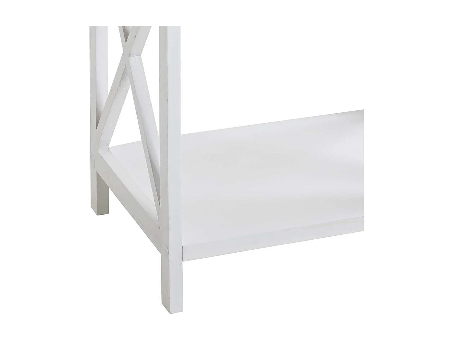 Telefontisch in Weiß Landhausstil