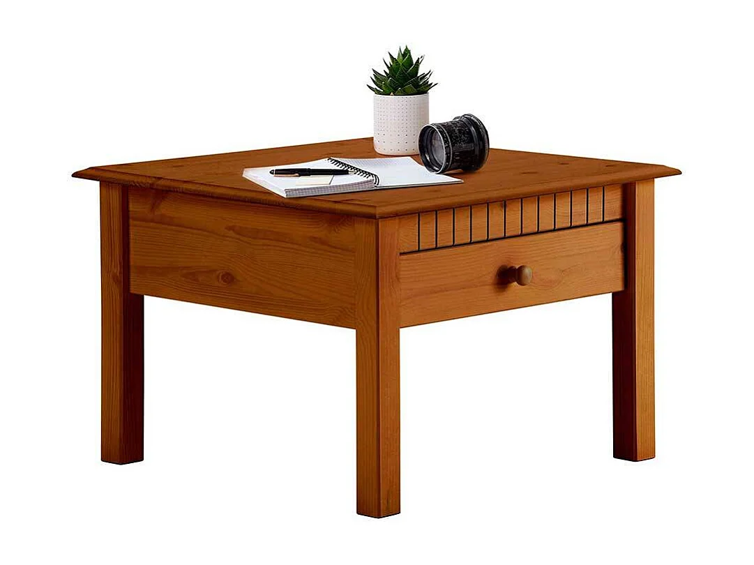 Sofatisch in Kirschbaumfarben Kiefer Massivholz