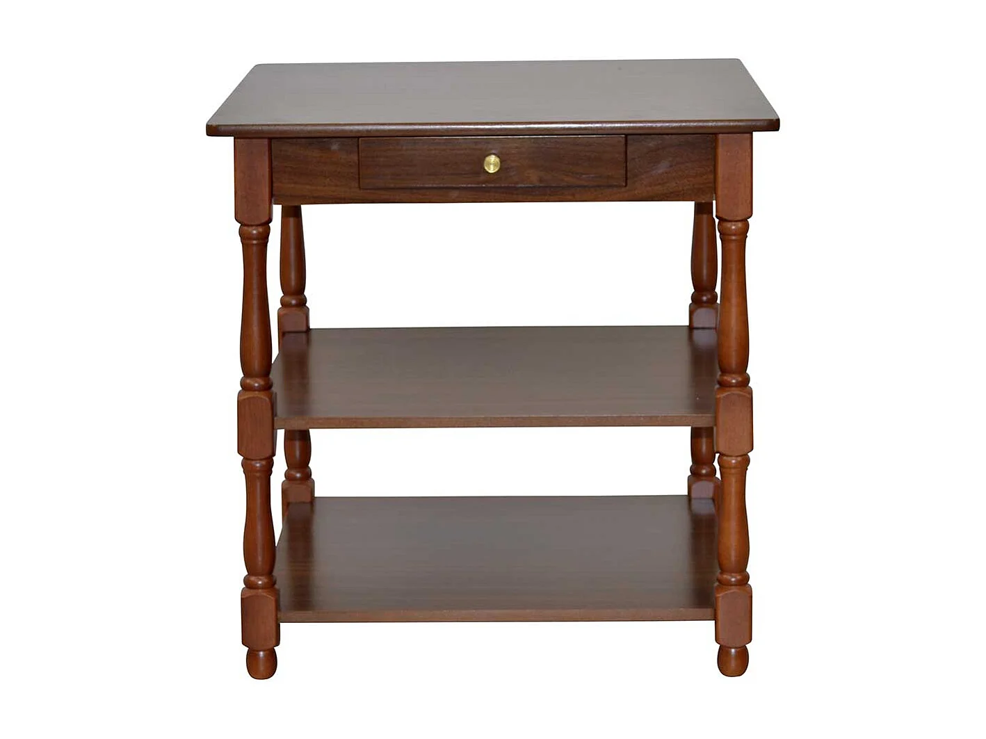 Telefontisch Flur in Walnussfarben einer Schublade