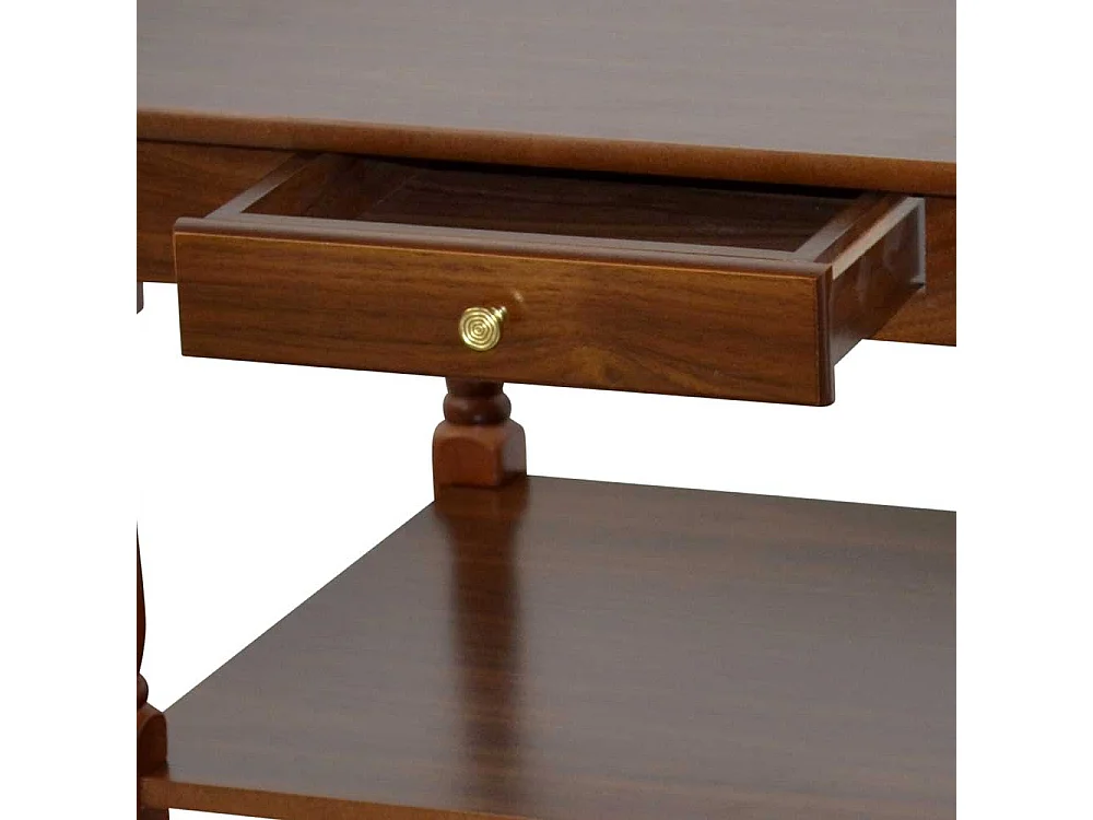 Telefontisch Flur in Walnussfarben einer Schublade