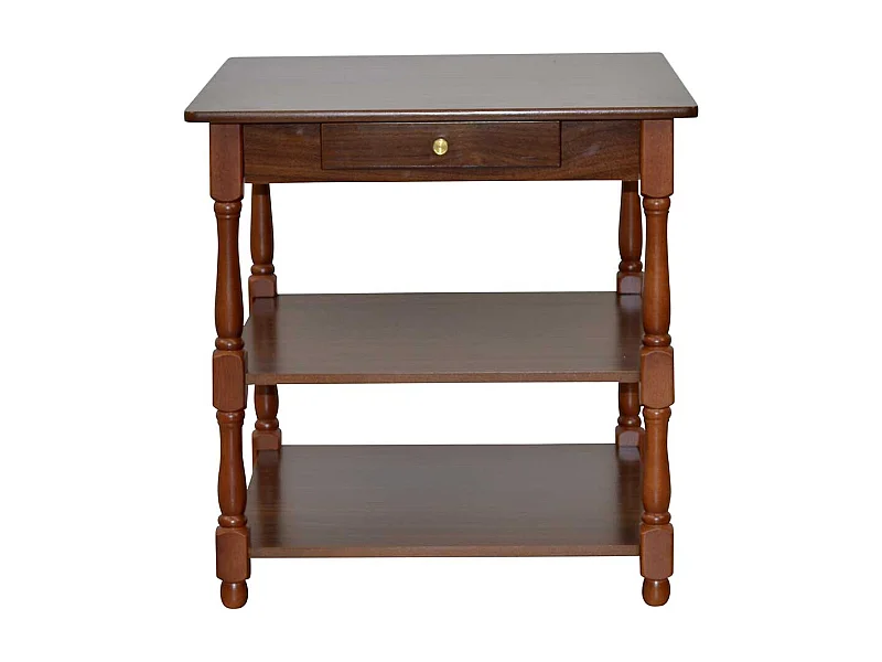 Telefontisch Flur in Walnussfarben einer Schublade