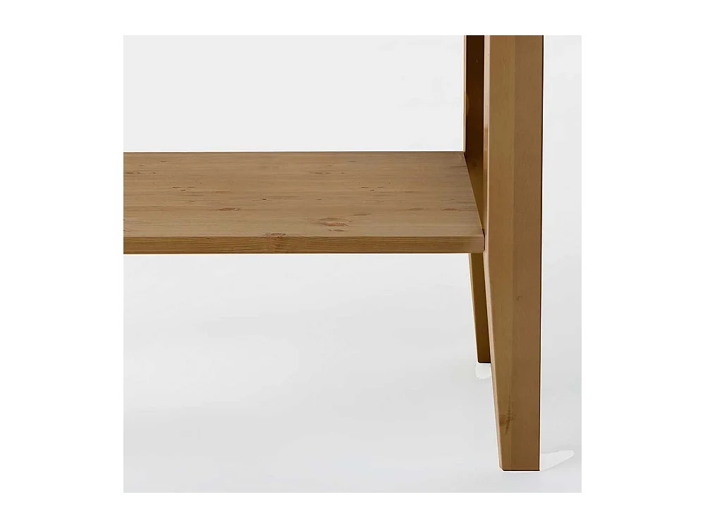 Kiefer Telefontisch im Landhausstil teilmassiv