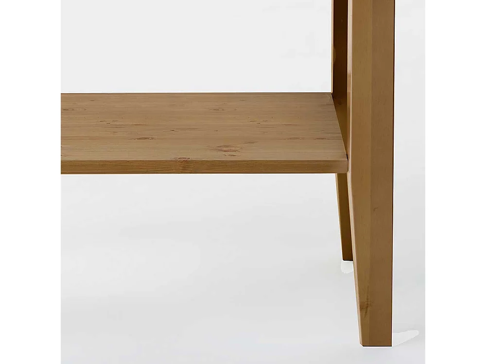 Kiefer Telefontisch im Landhausstil teilmassiv