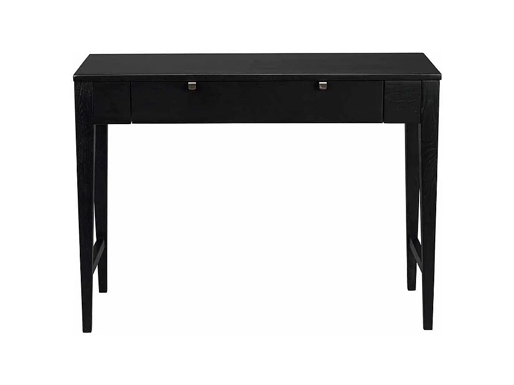 Telefontisch in Schwarz 100 cm breit