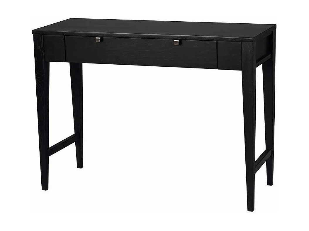 Telefontisch in Schwarz 100 cm breit