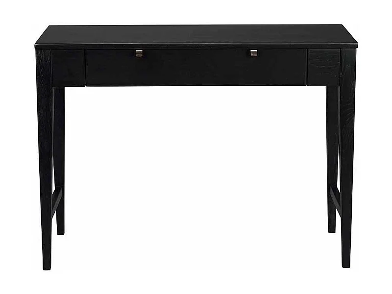 Telefontisch in Schwarz 100 cm breit