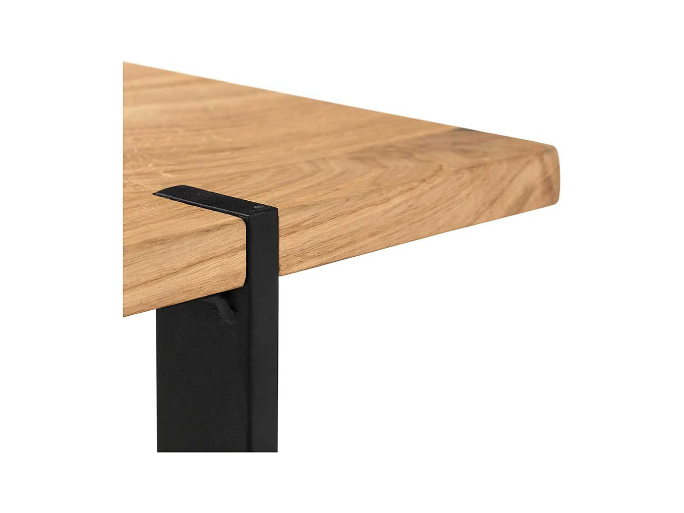 Massivholztisch aus Eiche Massivholz 45 cm breit