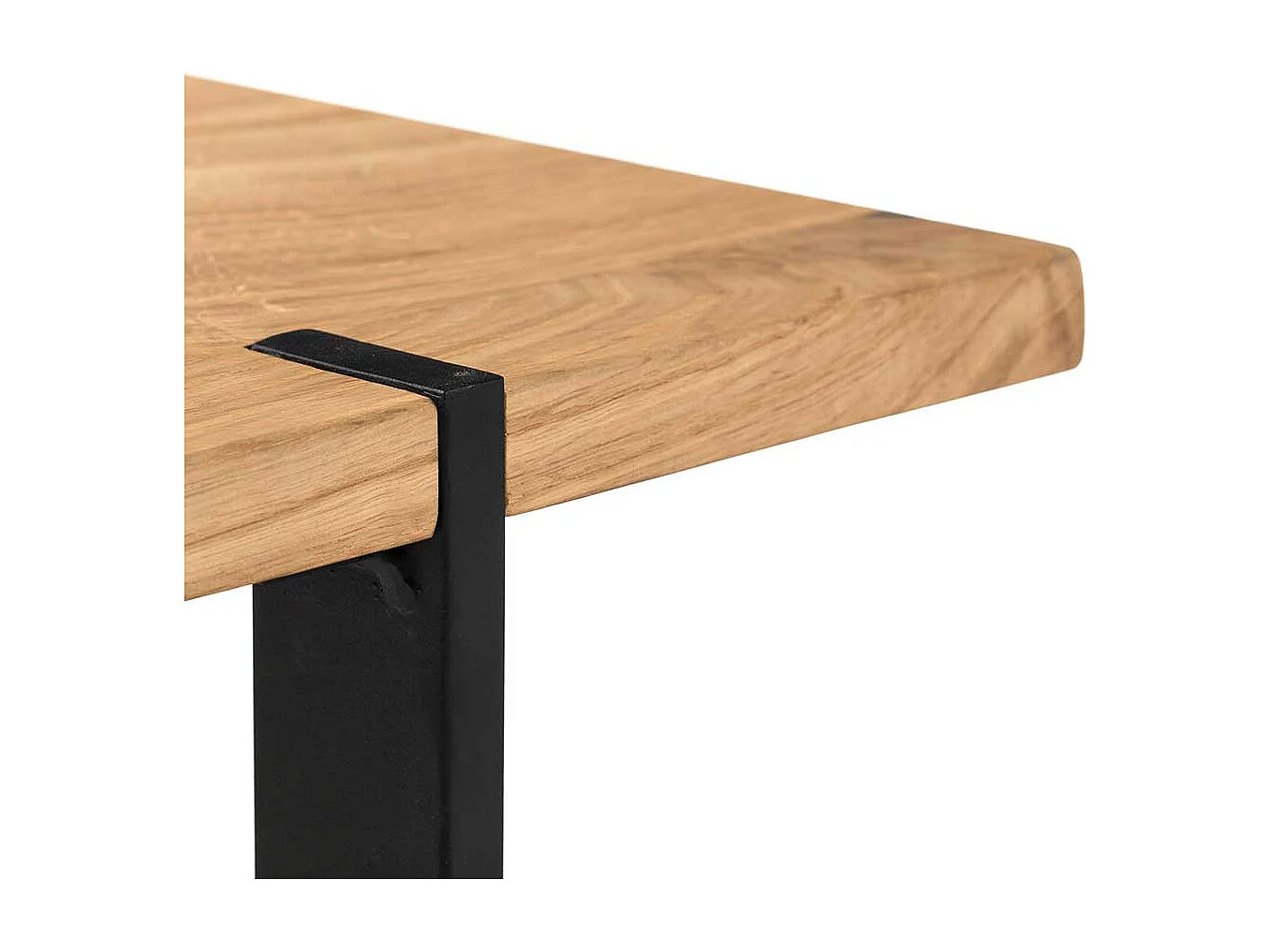 Massivholztisch aus Eiche Massivholz 45 cm breit