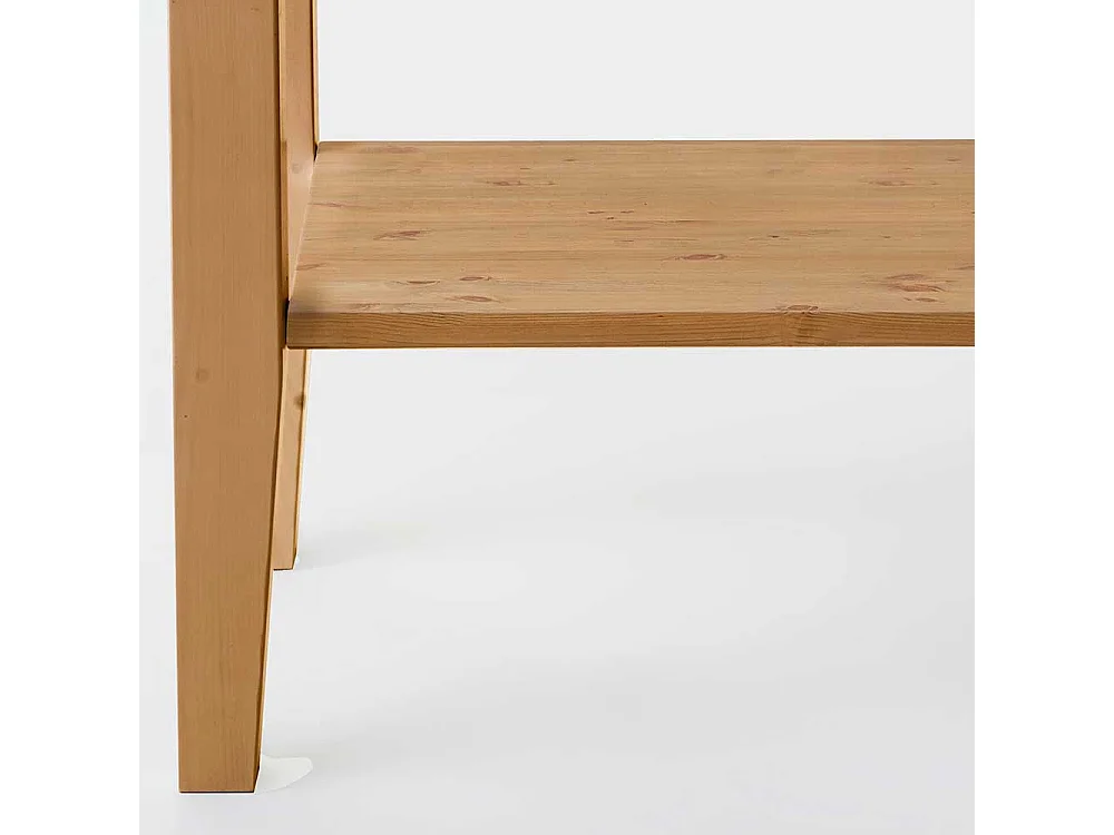 Telefontisch in Grau Kiefer teilmassiv Landhausstil