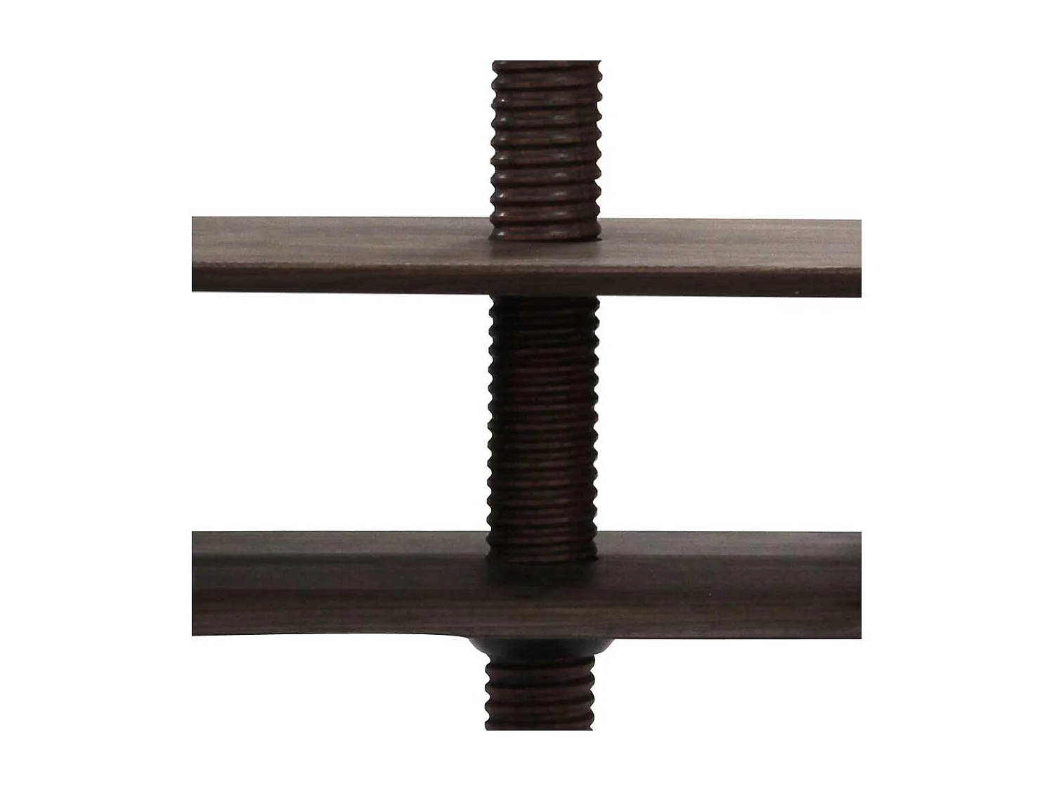 Designertisch aus Nussbaum teilmassiv höhenverstellbar