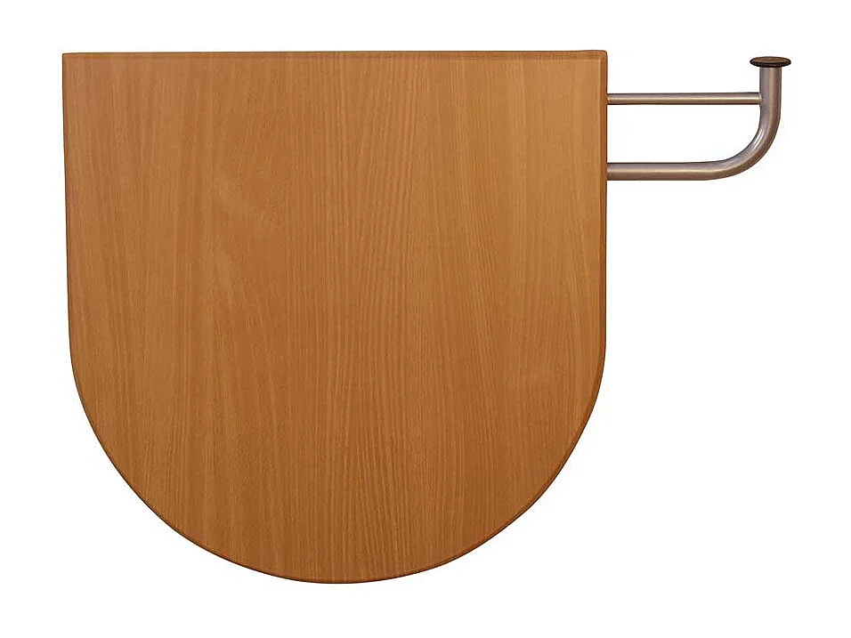 Klapp Wandtisch in Buche halbrund