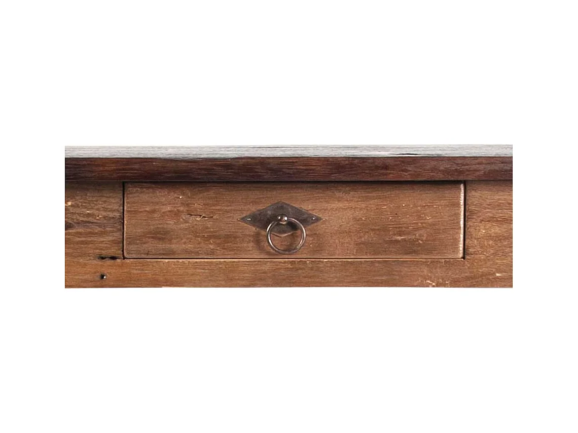 Telefontisch aus Teak Massivholz 80 cm