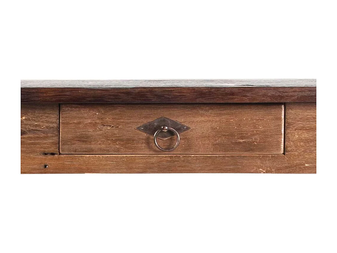 Telefontisch aus Teak Massivholz 80 cm