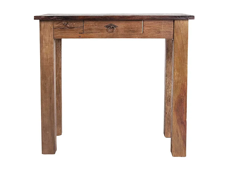 Telefontisch aus Teak Massivholz 80 cm