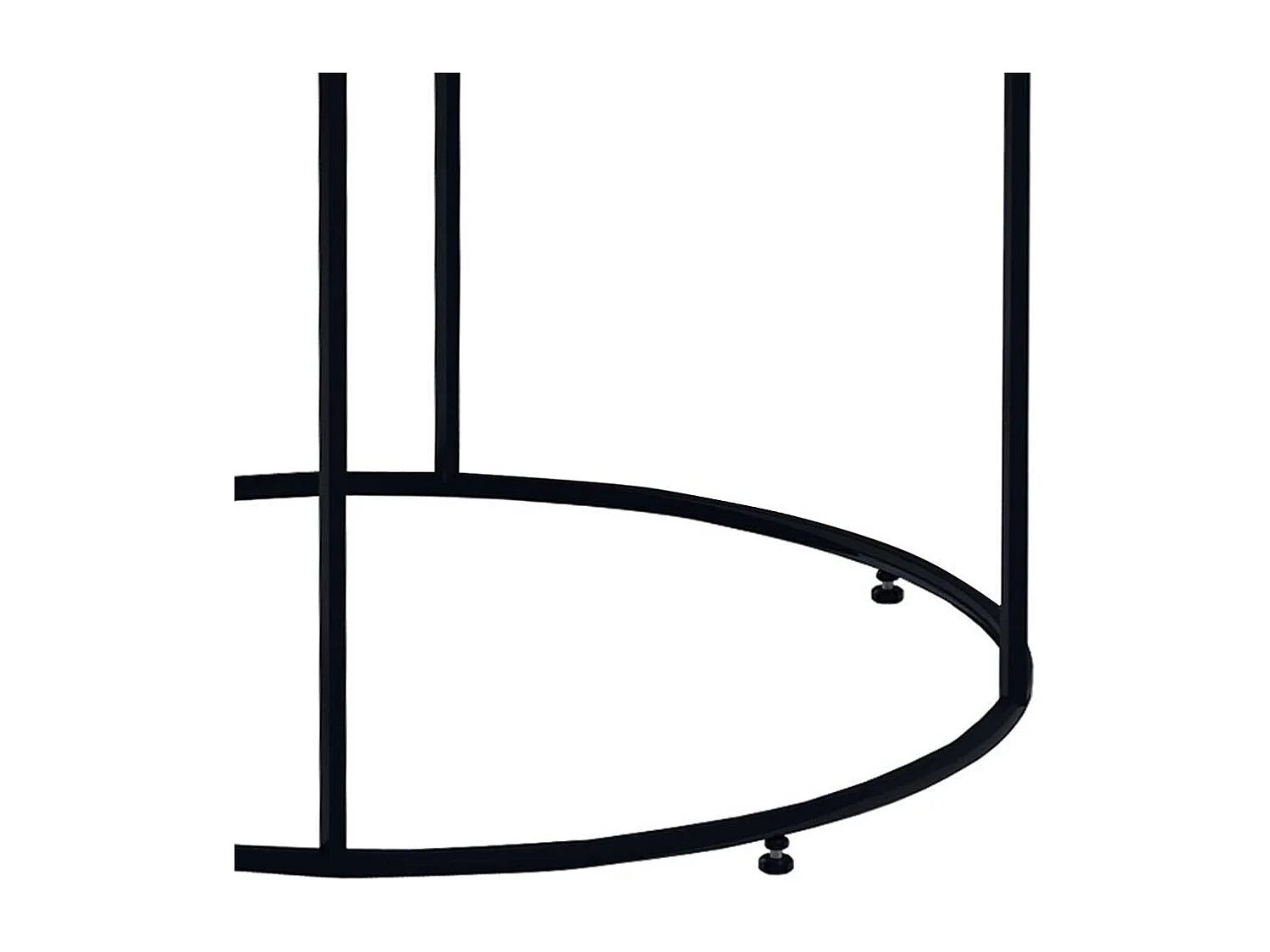 Kleiner Wohnzimmer Tisch in modernem Design Ringgestell