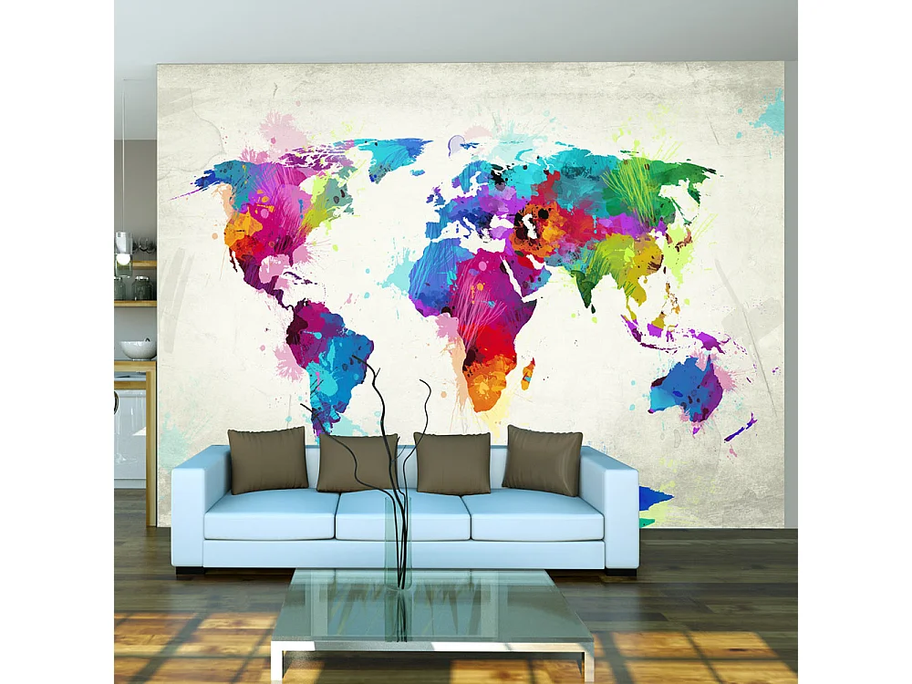 Fotomurale - The map of happiness - 300x231