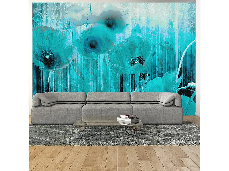 Fotomurale - Follia color turchese - 350x245