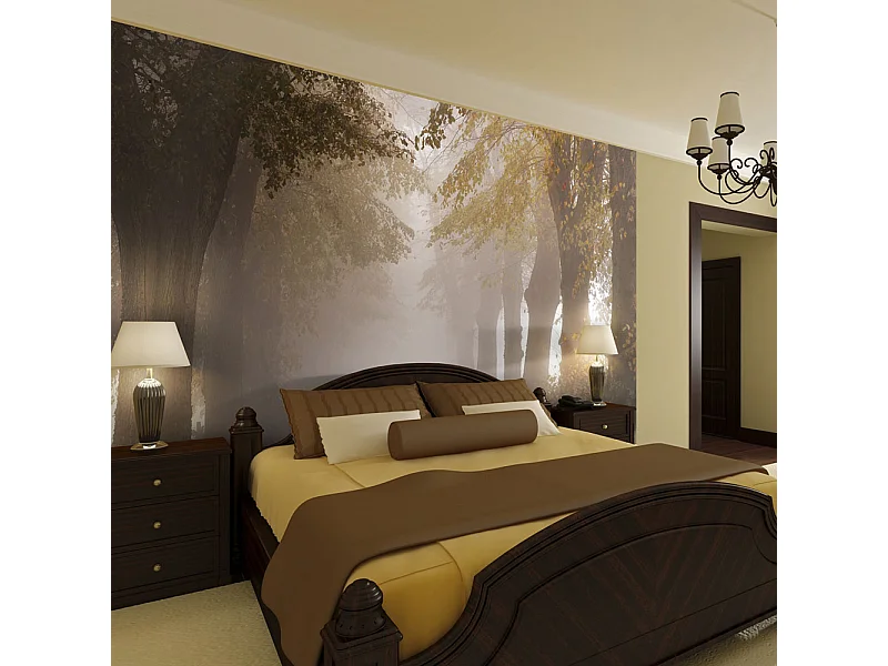 Fotomurale - Vicolo cieco nebbioso - 200x154