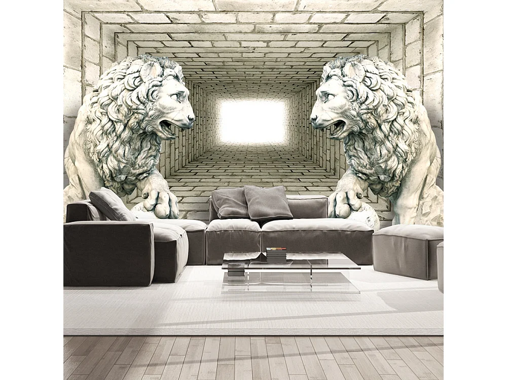 Fotomurale - Chamber of lions - 300x210