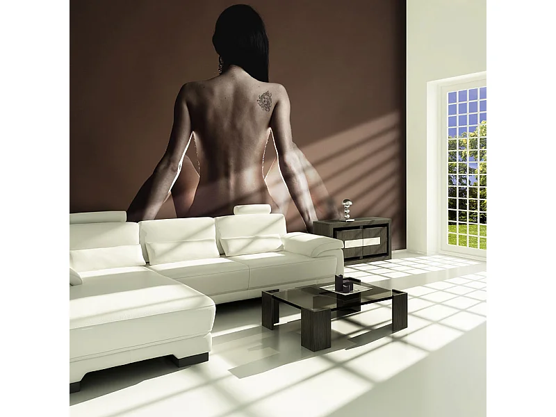 Fotomurale - Donna con tatuaggio - 200x154