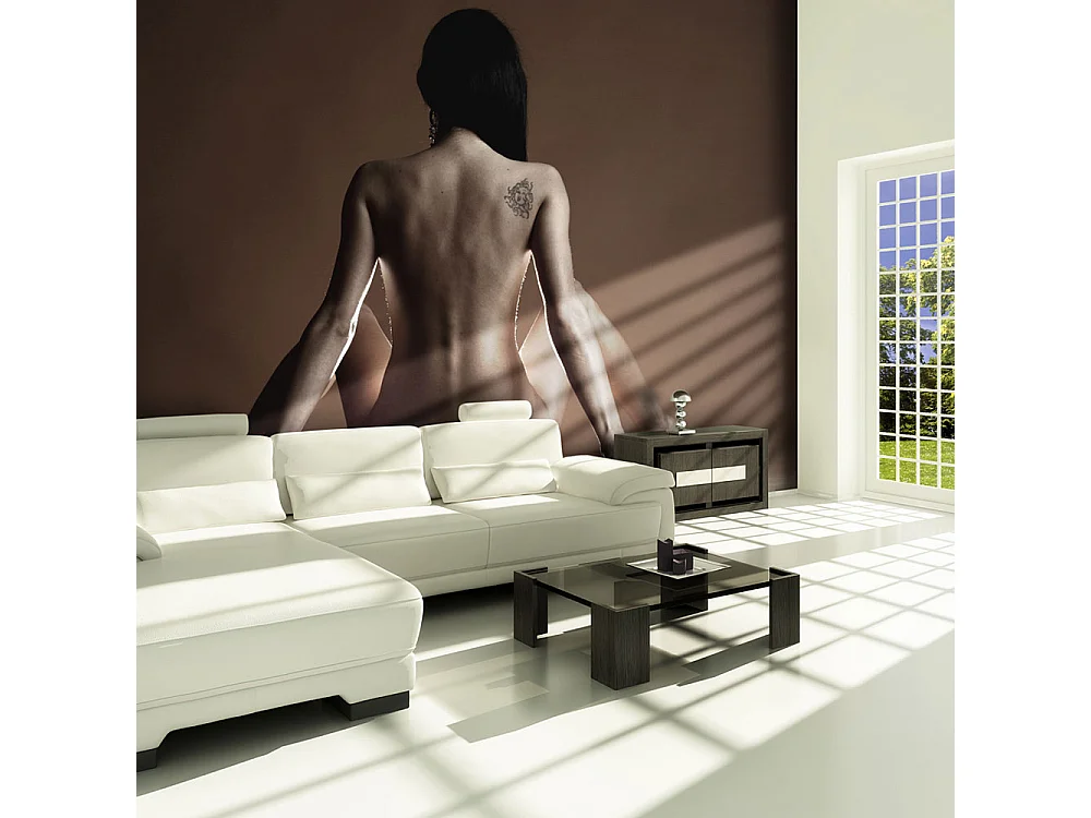 Fotomurale - Donna con tatuaggio - 200x154