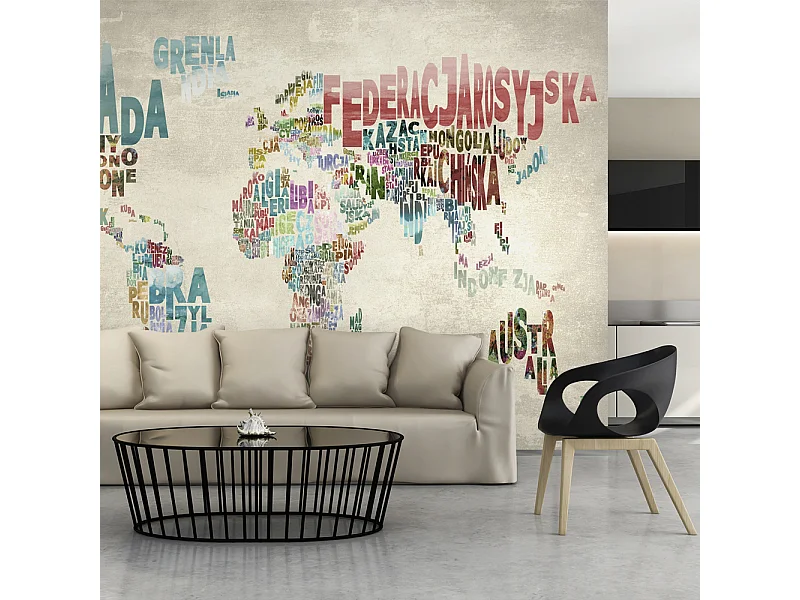 Fotomurale - Mondo senza confini - 350x270