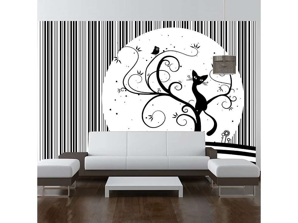 Fotomurale - Melodia di gatto III  - 150x105