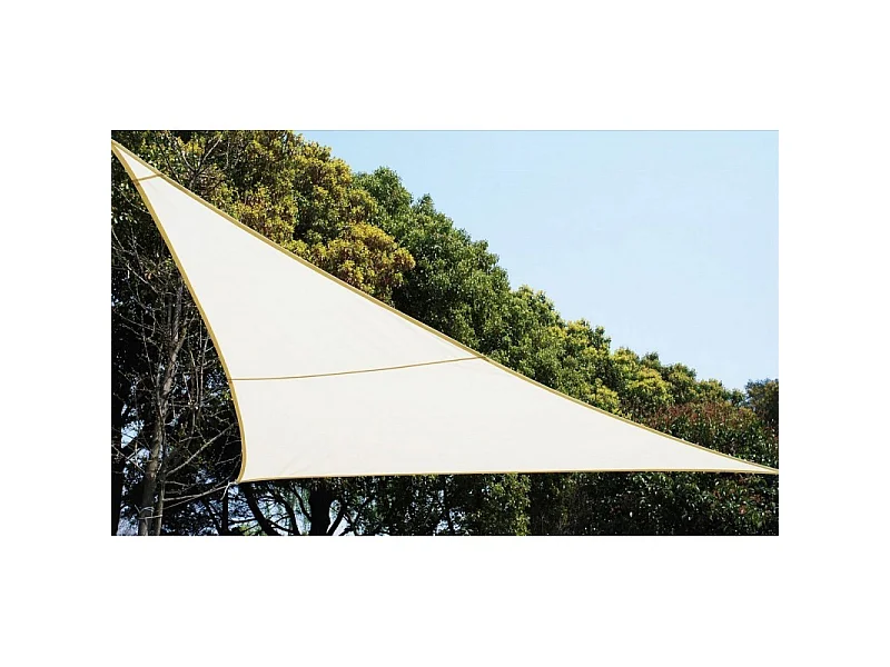 Toile solaire 5x5x5m Curacao blanc Hespéride