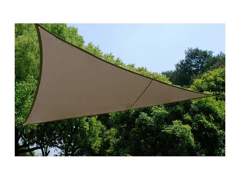 Toile solaire 3x3x3m Curacao taupe Hespéride