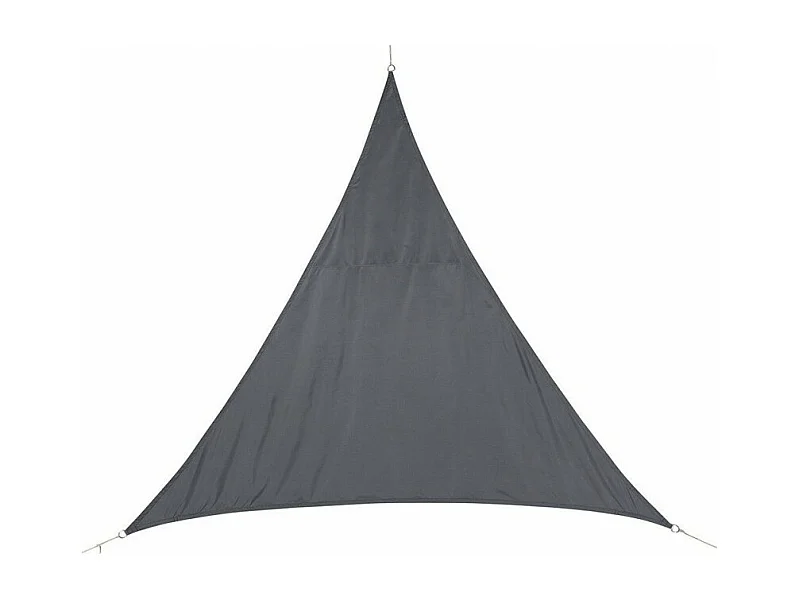 Toile solaire 4x4x4m Curacao gris Hespéride