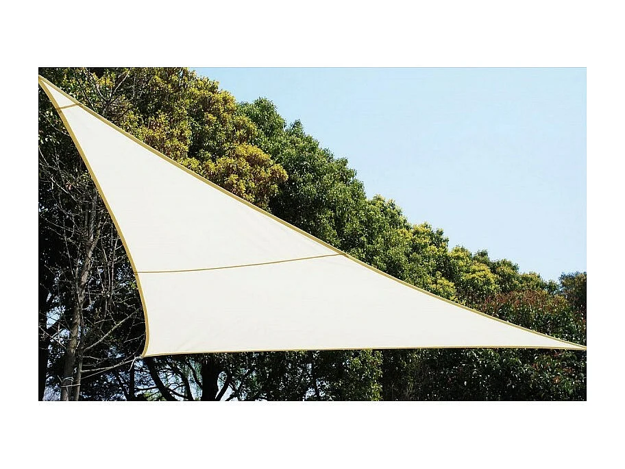 Toile solaire 3x3x3m Curacao blanc Hespéride