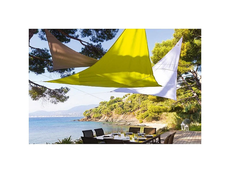 Toile solaire 4x4x4m Neka Anori taupe