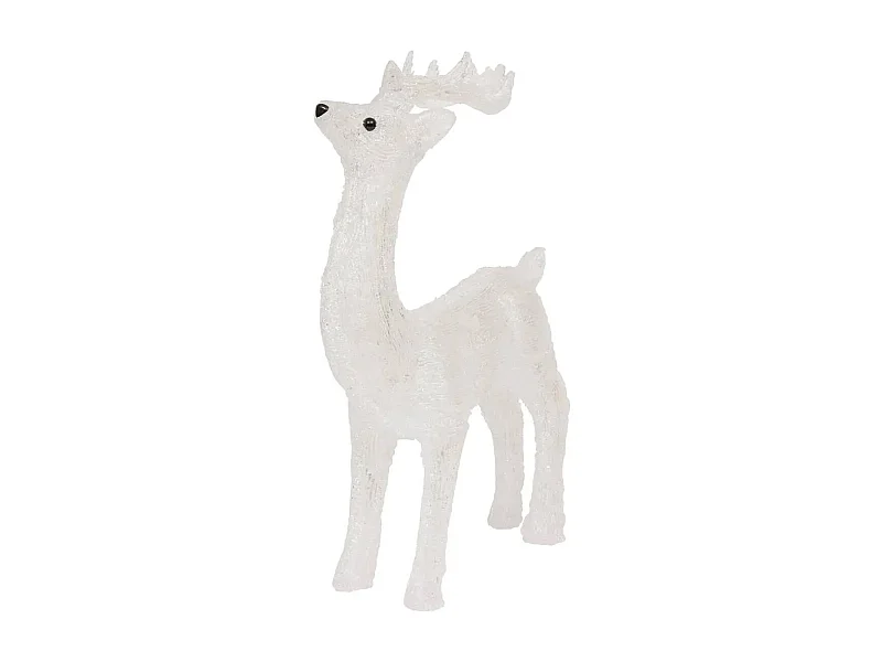 Décoration Lumineuse "Renne" 45cm Blanc Froid