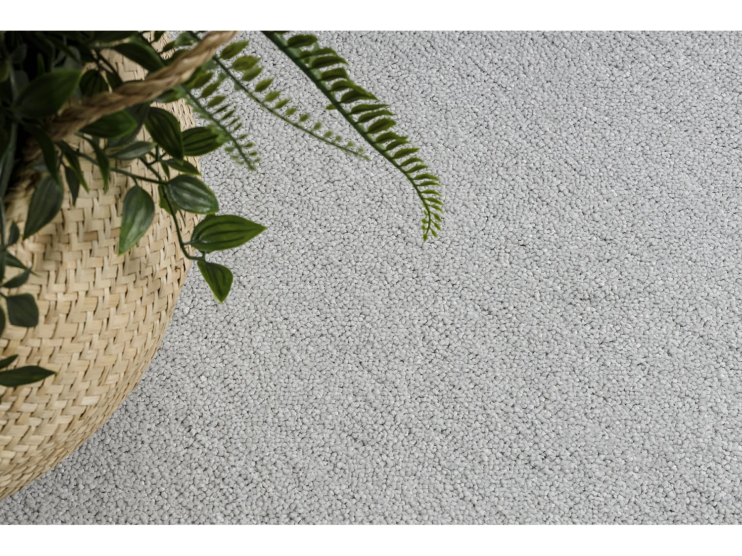 TAPPETO - MOQUETTE CASHMERE argint 152 pianura 300x300 cm