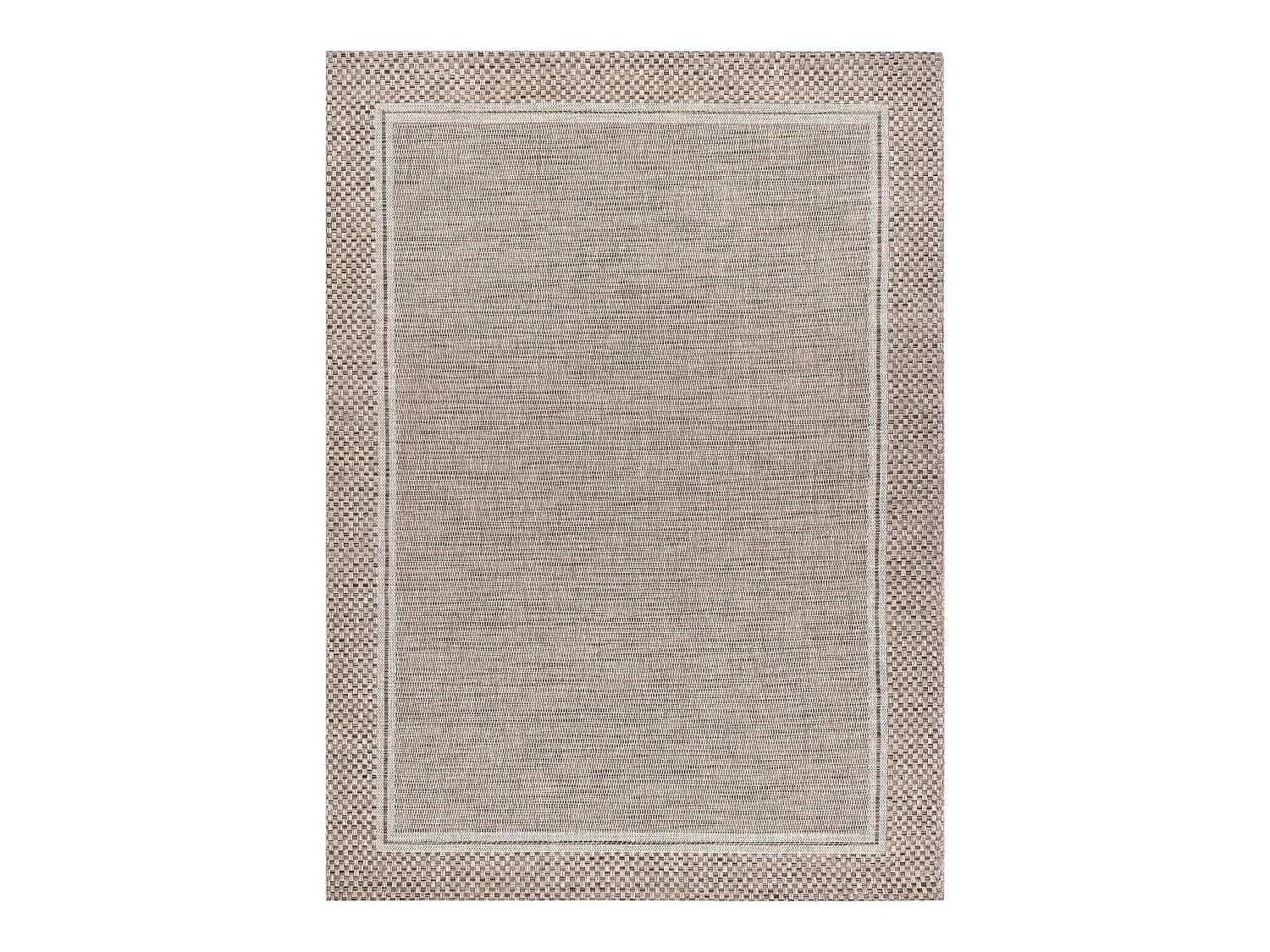 Tapis SIZAL BOHO 46201051 Cadre beige 120x170 cm