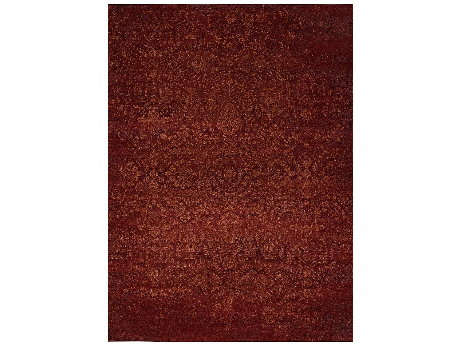 Tapis Laine JADE 45008/301 Ornement terre cuite OSTA 240x340 cm