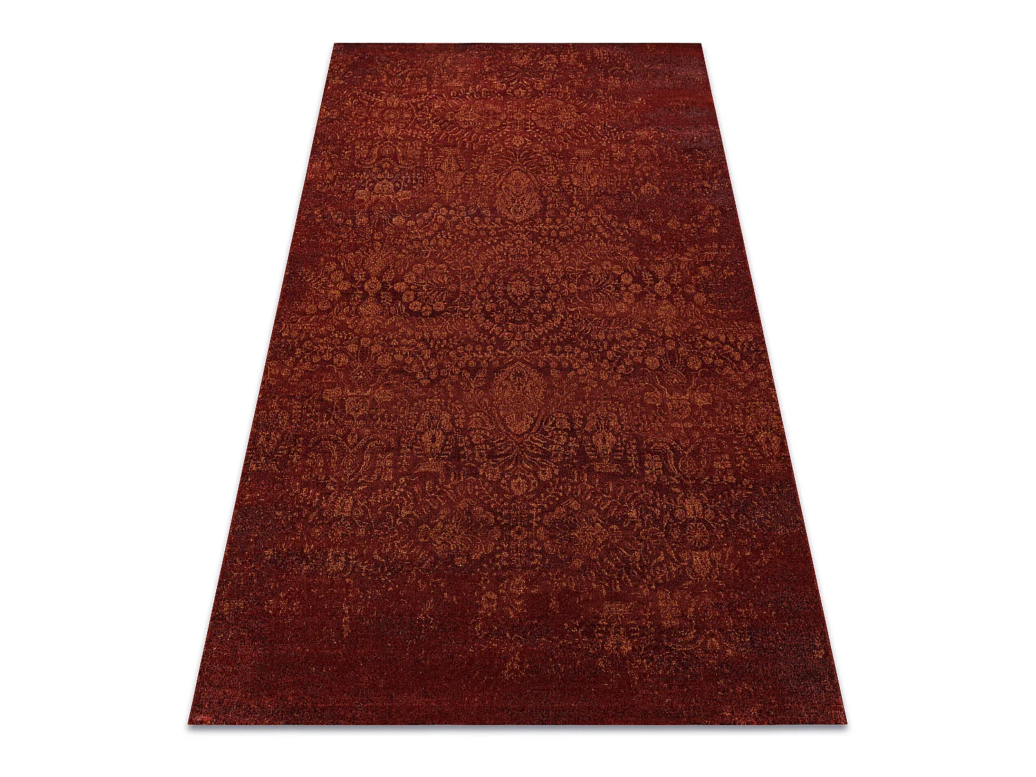 Tapis Laine JADE 45008/301 Ornement terre cuite OSTA 140x200 cm
